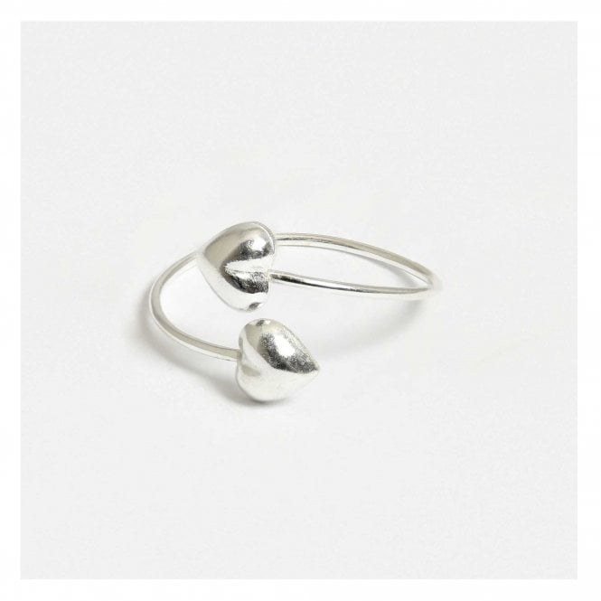 kingsley ryan Double Heart Toe Ring