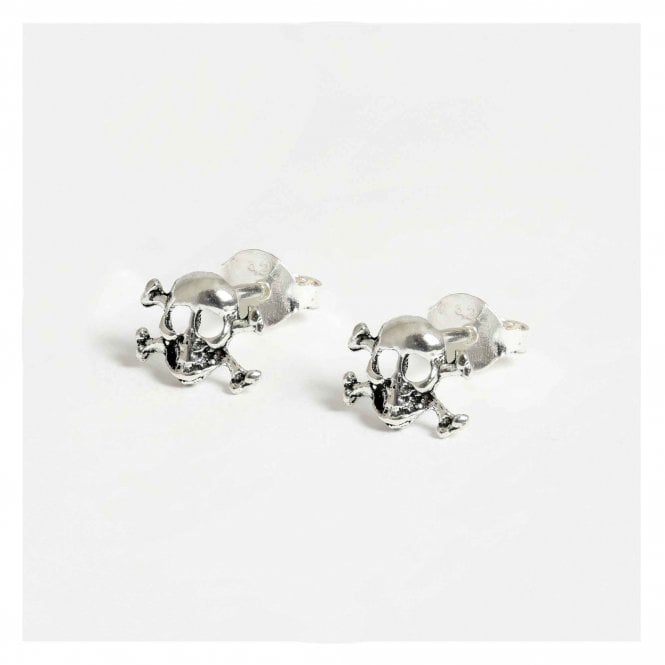kingsley ryan Ear Studs with Skull & Crossbones