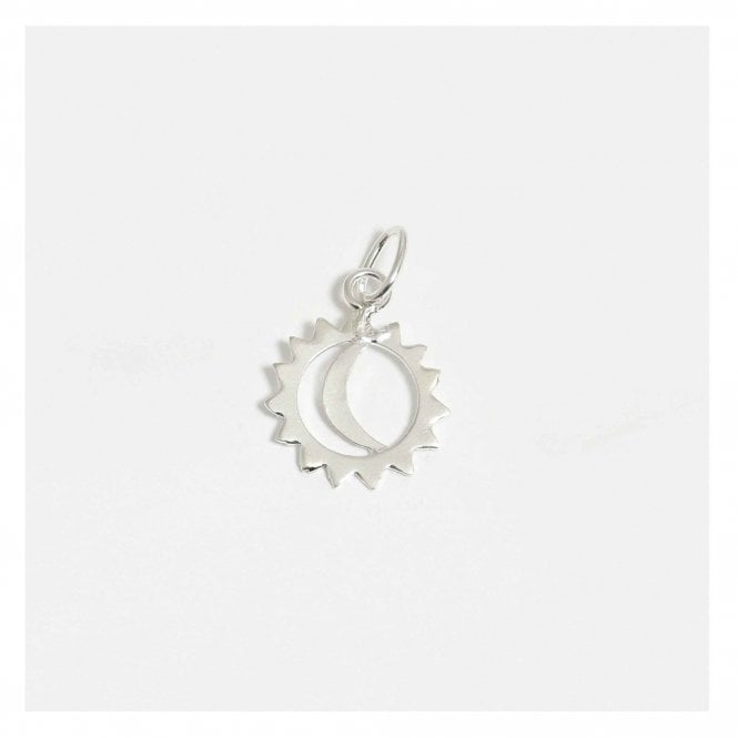 kingsley ryan Fiery Sun & Crescent Moon Pendant