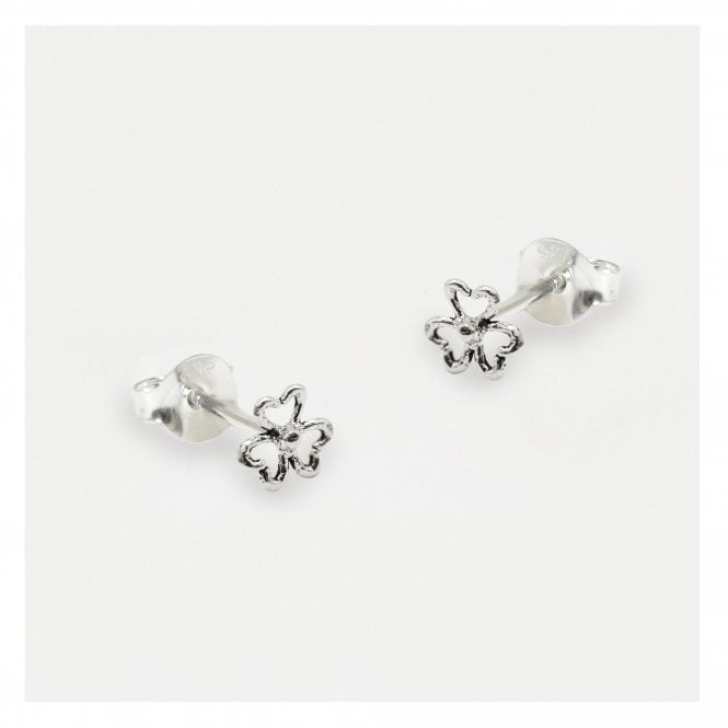 kingsley ryan Floral Clover Studs