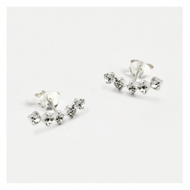 kingsley ryan Gem set curved Studs