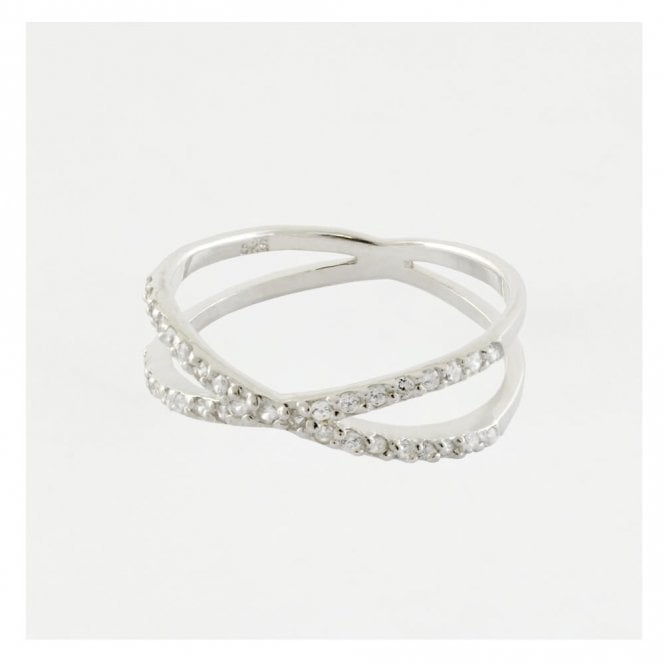 kingsley ryan Gemset Cross Over Ring