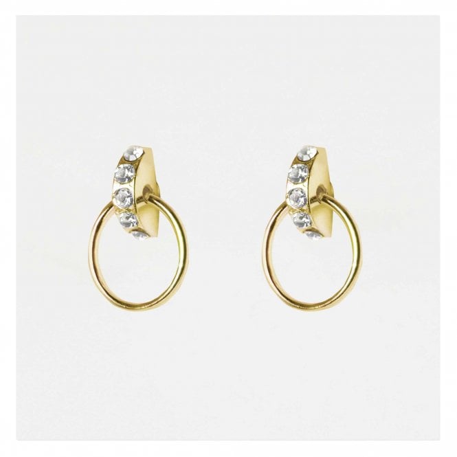 kingsley ryan Gemset Hoop Stud