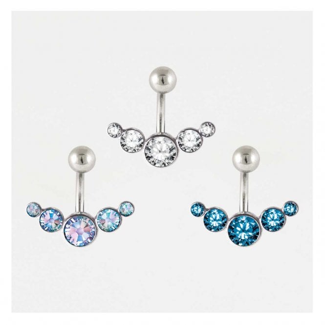 kingsley ryan Gemstone Belly Button Bar