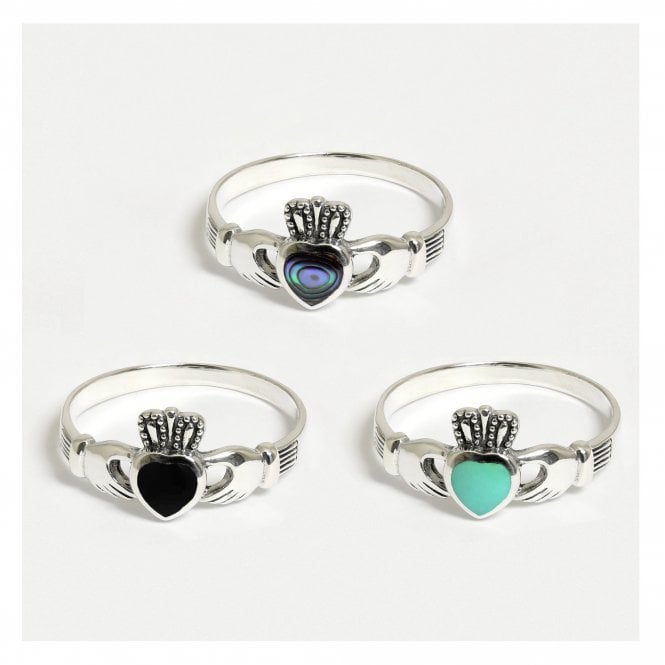 kingsley ryan Gemstone Claddagh Ring