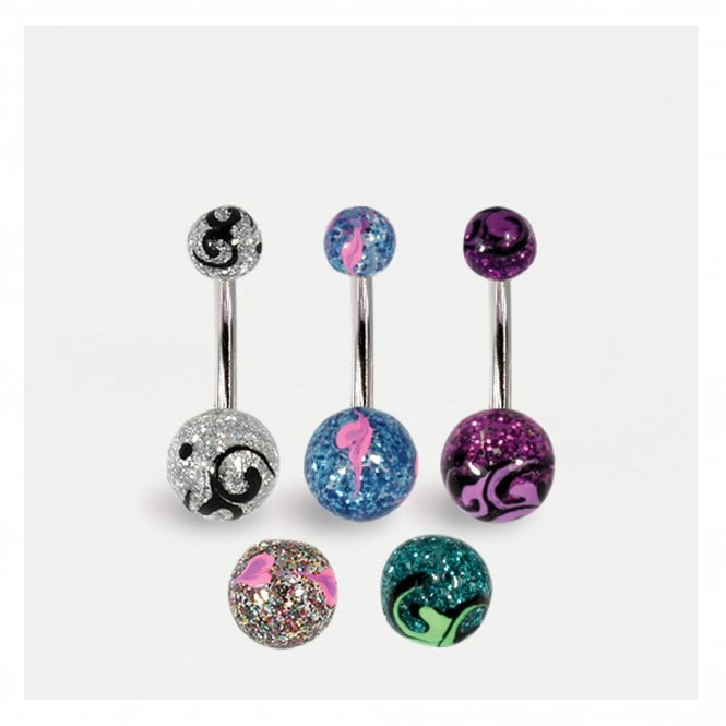 kingsley ryan Glitter Glaze Belly Bar