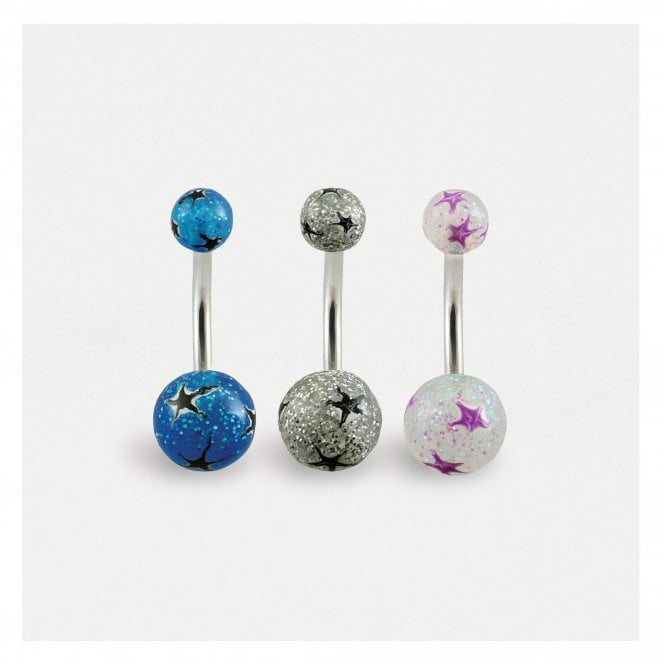 kingsley ryan Glitter Stars Belly Bar