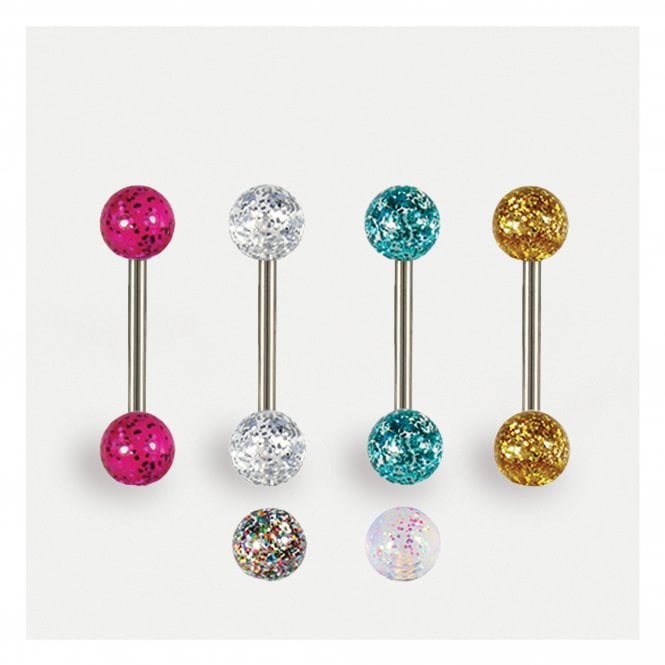 kingsley ryan Glitter Straight Barbell