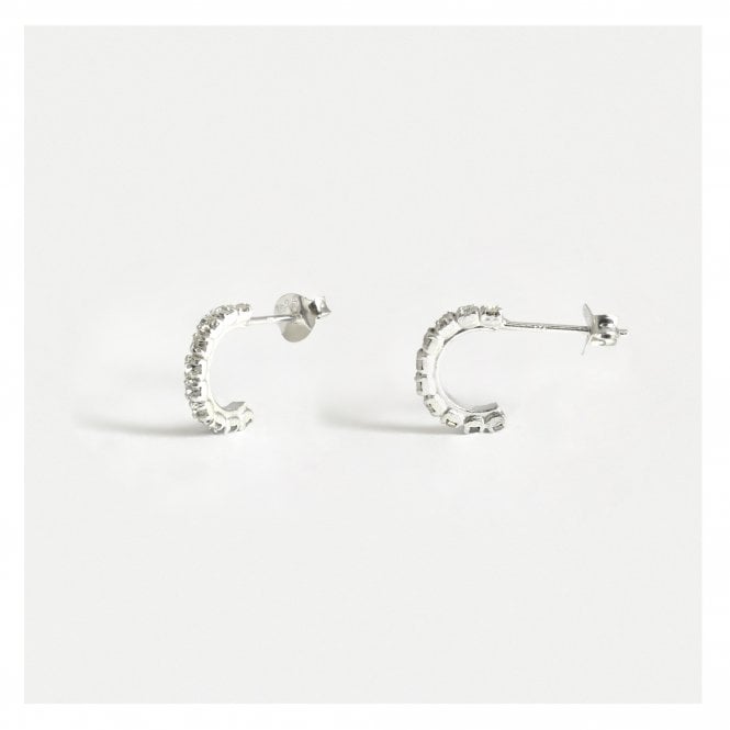 kingsley ryan Glitzy Gemma Hoops - 12mm