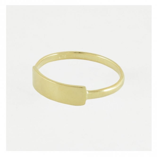 kingsley ryan Gold Bar Band Ring