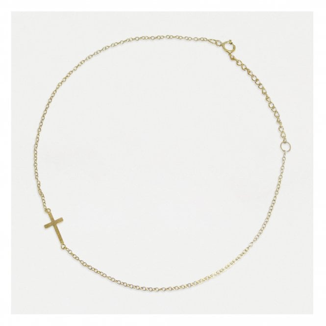 kingsley ryan Gold Cross Anklet