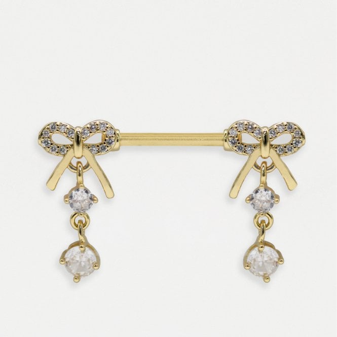 kingsley ryan Gold Ribbon Nipple Bar