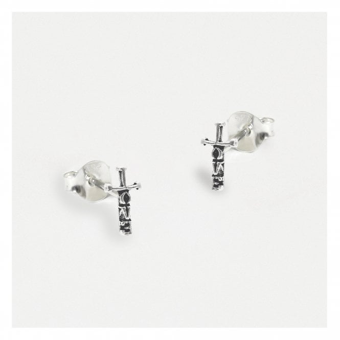 kingsley ryan Love Crosses Ear Studs