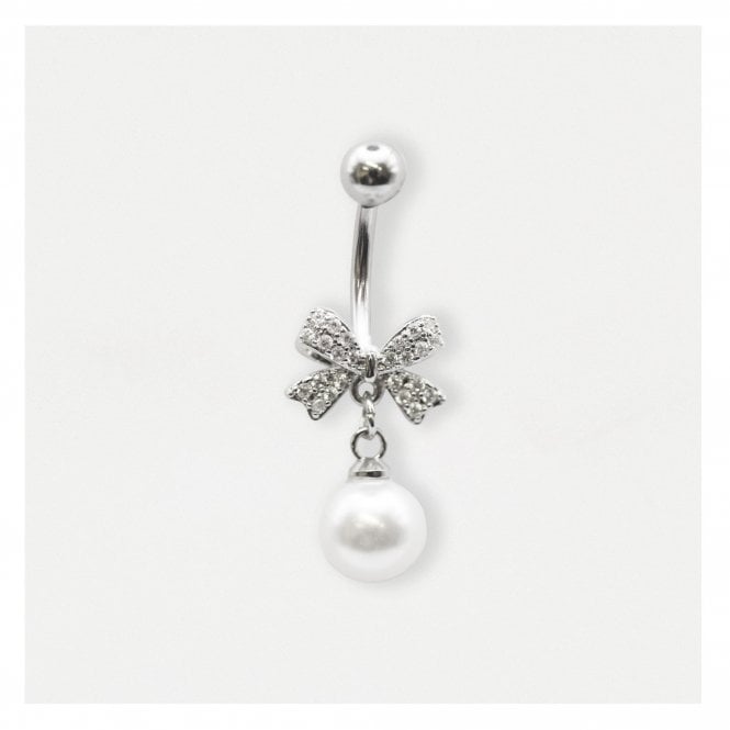kingsley ryan Navel Bar with a Darling Bow