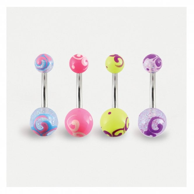 kingsley ryan Painted Swirl Belly Bar