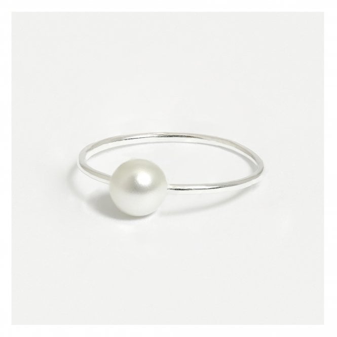 kingsley ryan Pearl Solitaire Ring