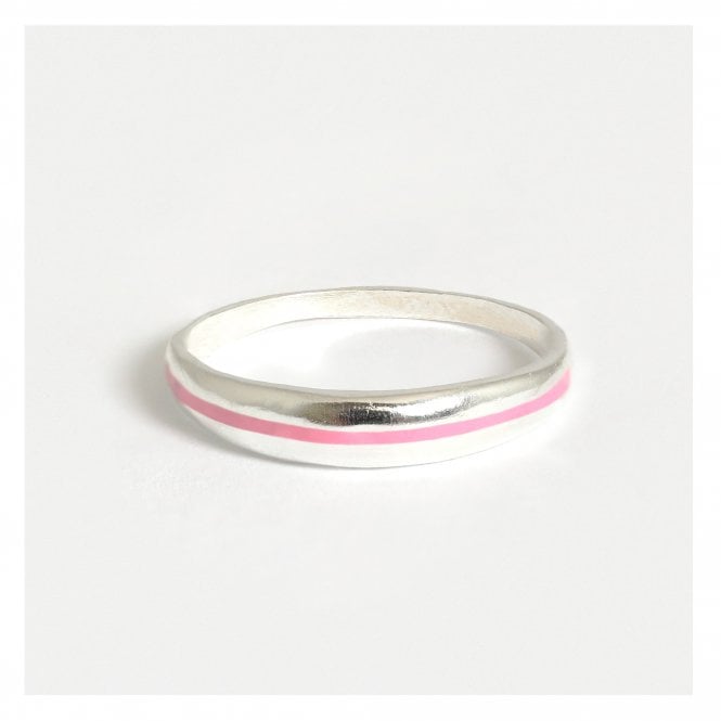 kingsley ryan Pink Candy Stripe Ring