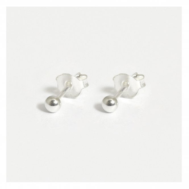 kingsley ryan Plain Ball Ear Studs - 4mm