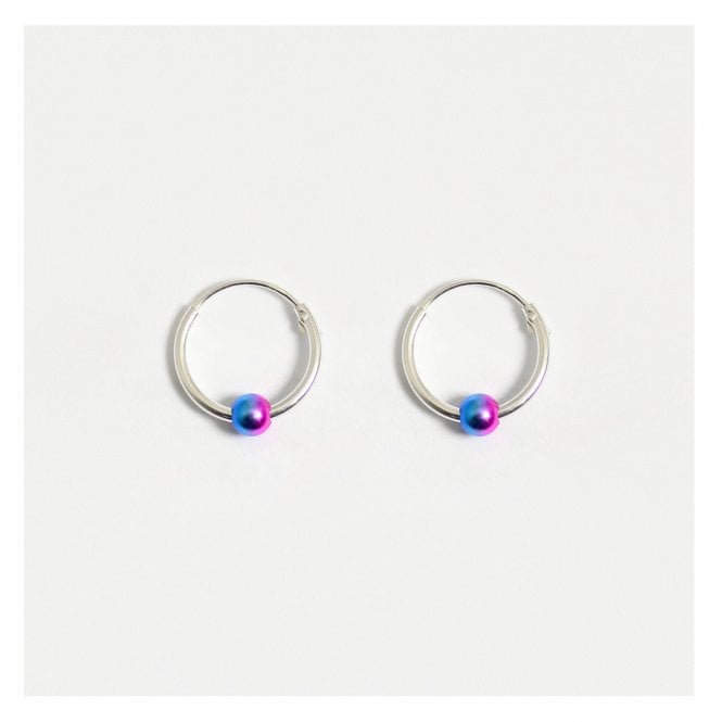 kingsley ryan Purple Blue Ball Hoops