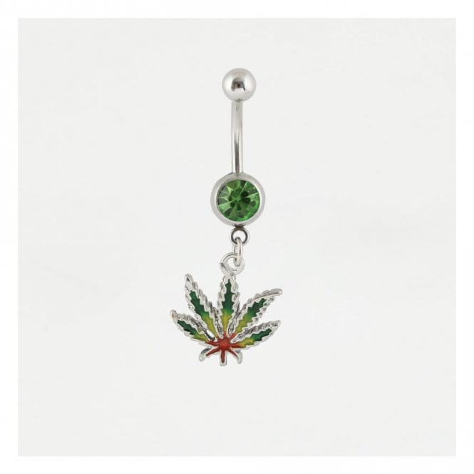 kingsley ryan Rasta Cannabis Leaf Belly Bar