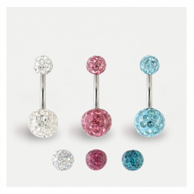kingsley ryan Resin Coated Double Disco Belly Bar