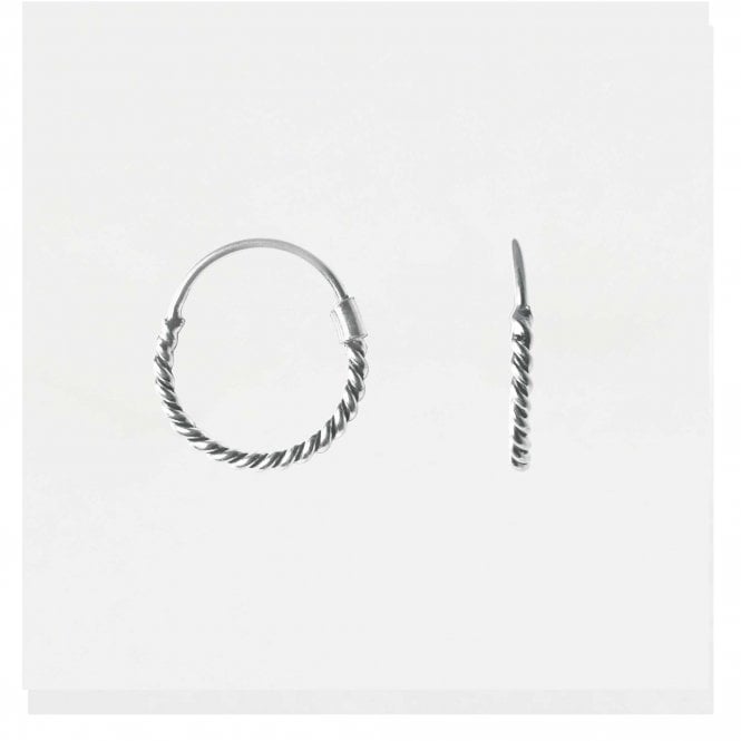 kingsley ryan Rope Twist Hoop Earrings 10 - 12mm
