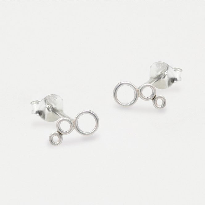 kingsley ryan Round Trio Climber Studs