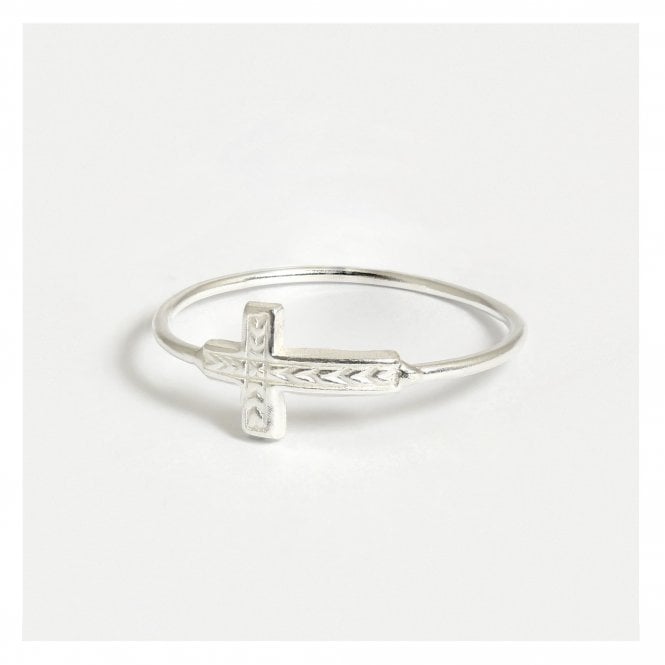 kingsley ryan Sideways Cross Ring