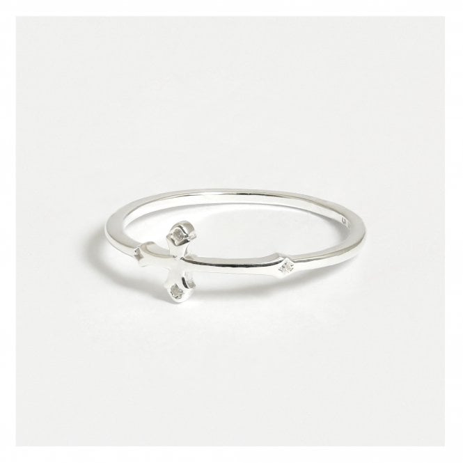 kingsley ryan Sideways Cross Ring