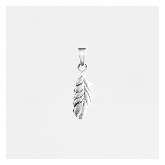 kingsley ryan Silver Feather Pendant