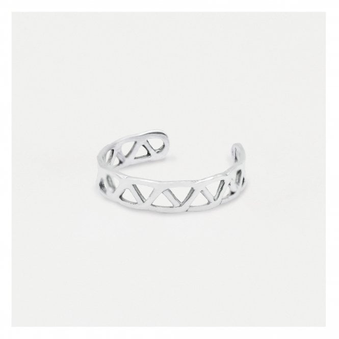 kingsley ryan Silver Geo Toe Ring