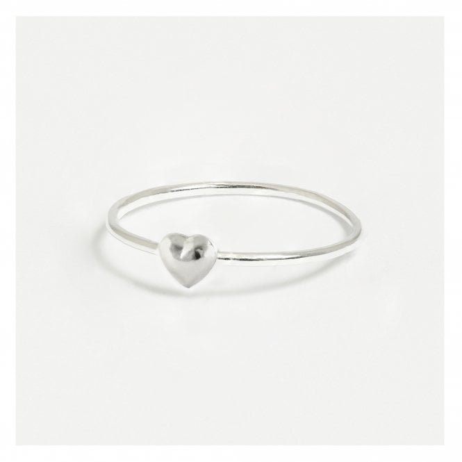 kingsley ryan Silver Ring with Bubble Heart