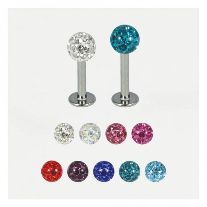 kingsley ryan Smooth Disco Ball Labret - 1.2mm