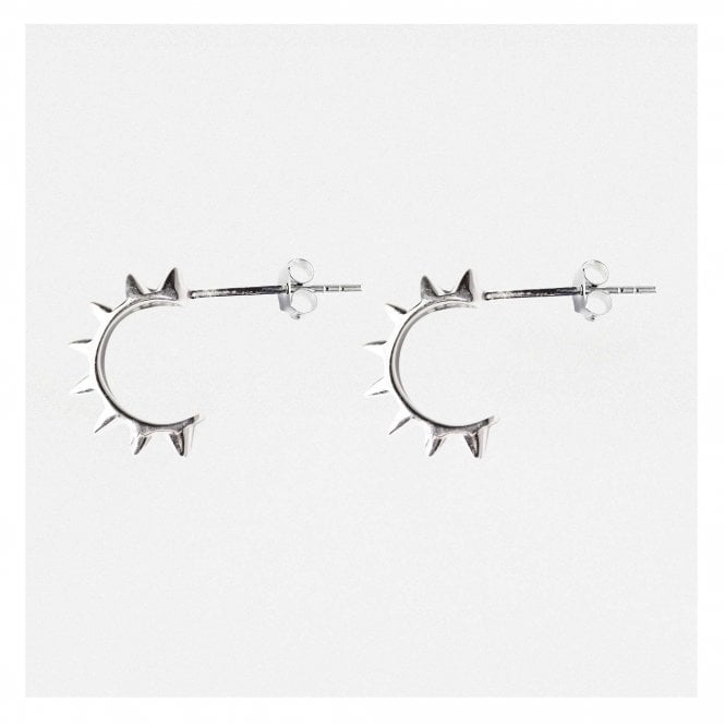 kingsley ryan Spike Half Hoop Earrings