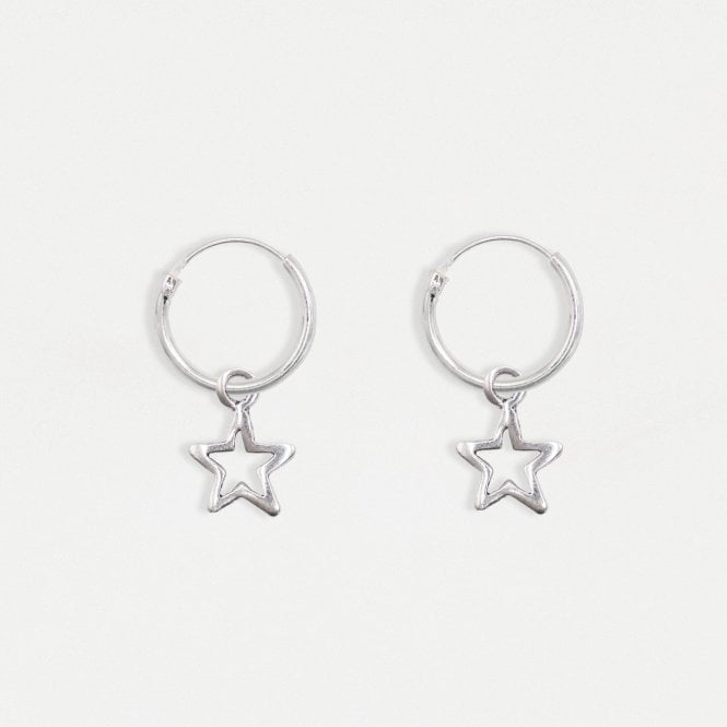 kingsley ryan Star Cut out Hoops
