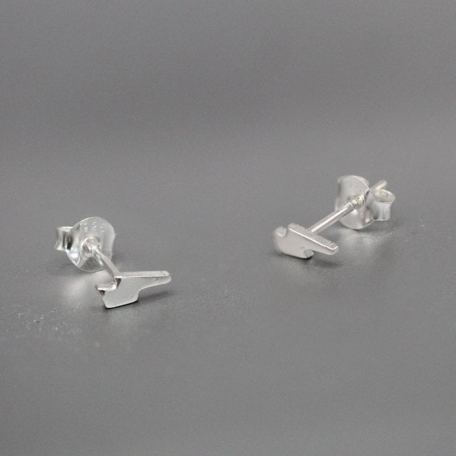 kingsley ryan Sterling Silver Bolt Ear Studs