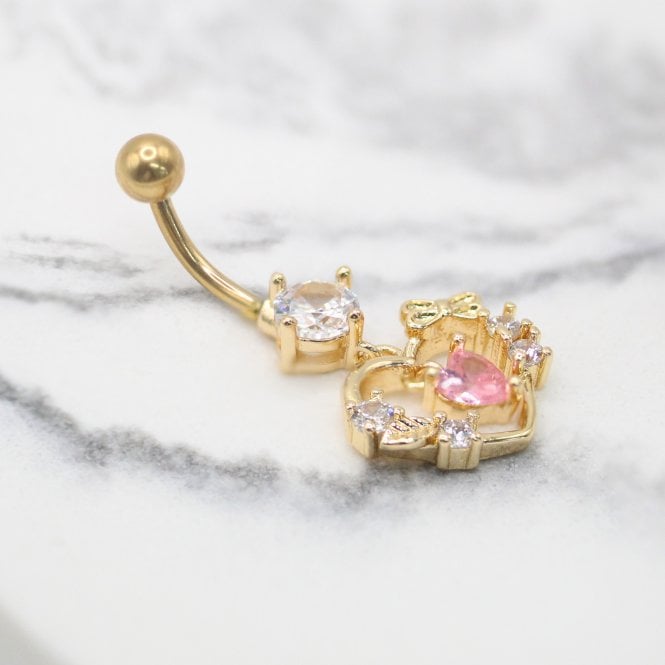 kingsley ryan Sweetheart Dangle Belly Bar