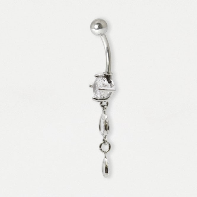 kingsley ryan Tear Drop Dangley Belly Bar