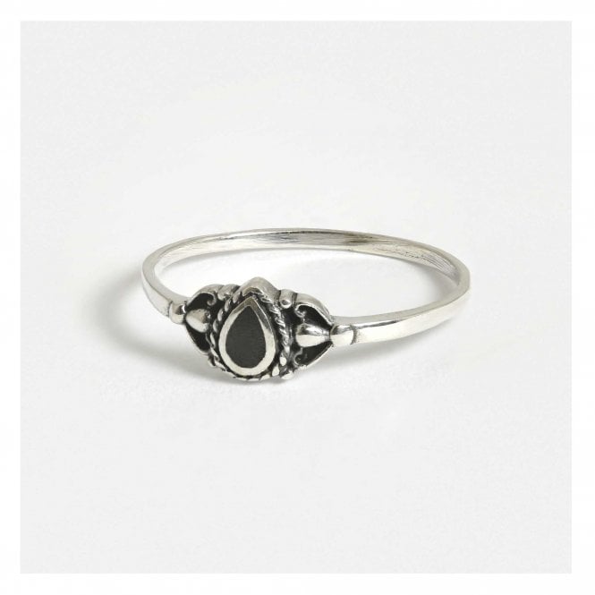 kingsley ryan Tiny Ornate Teardrop Ring