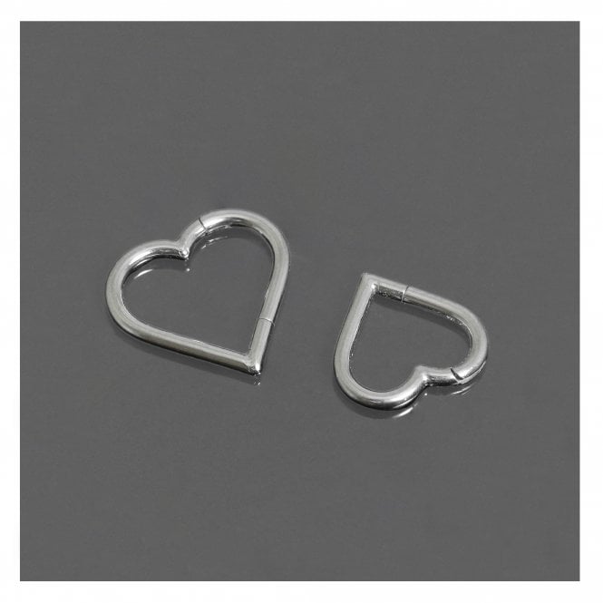 kingsley ryan Titanium Heart Segment Ring - 1.2mm