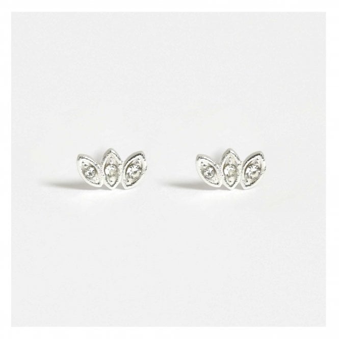 kingsley ryan Treble Gem Lotus Leaf Ear Studs