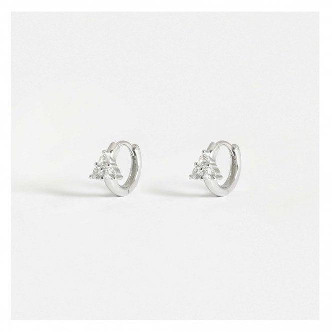 kingsley ryan Triangle Cluster Huggie Hoop