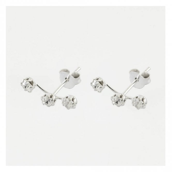 kingsley ryan Triple CZ Ear Studs