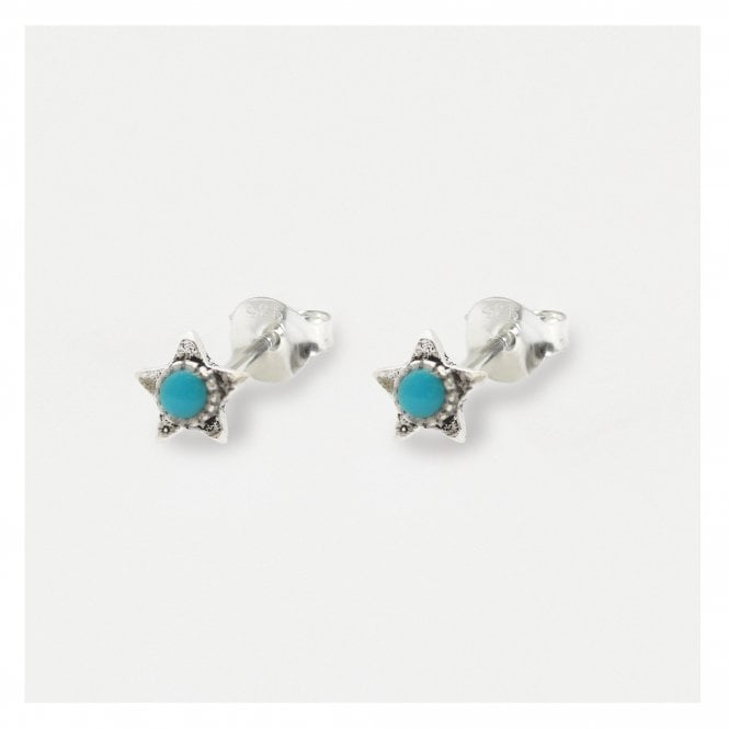 kingsley ryan Turquoise Star Ear Studs