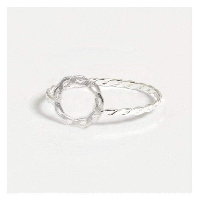 kingsley ryan Twist Cut Out Round Ring