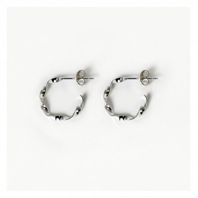 kingsley ryan Twist of Elegance Hoop Earrings - 15mm