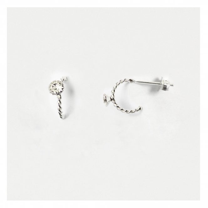 kingsley ryan Twisted Tina Half Hoops