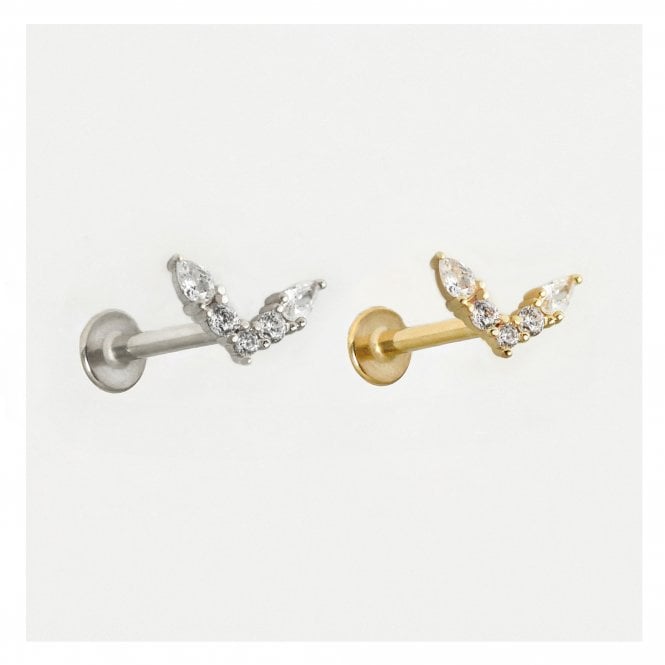 kingsley ryan Labret with Fairy Wings - Internally Threaded 1.2mm