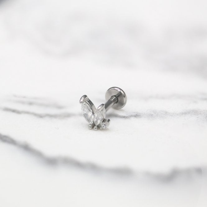 kingsley ryan Labret with Marquise Bloom - Internally Threaded