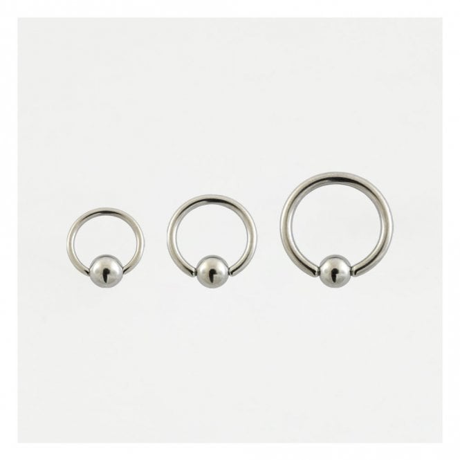 kingsley ryan Steel Ball Closure Ring (BCR) – 1mm 1.2mm & 1.6mm